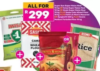 IWISA - Super Sun Super Maize Meal OR HySka Super Maize Meal OR Fatti's & Moni's Macaroni OR Spaghetti