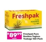 Freshpak - Pure Rooibos Tagless Teabags 160-Pack