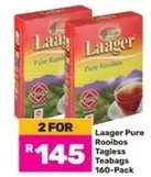 Laager - Pure Rooibos Tagless Teabags 160-Pack