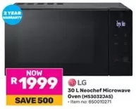 LG - 30 L Neochef Microwave Oven (MS30323AS)