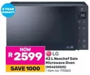 LG - 42 L Neochef Solo Microwave Oven (MS4235GIS)