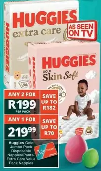 Huggies - Disposable Nappies/Pants
