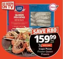 Cape Point - Frozen Queen Prawns