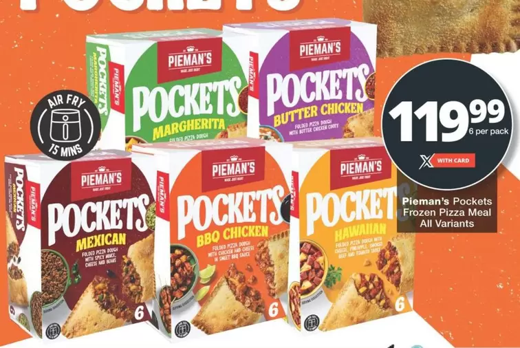 Frozen - Pockets  Pizza Meal