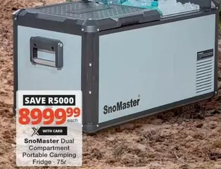 Snomaster - Dual Compartment Portable Camping Fridge