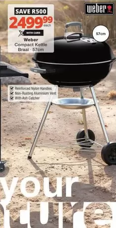 weber - Compact Kettle Brasil - 57cm