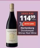 Hartenberg - Doorkeeper Shiraz Red Wine