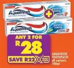Aquafresh - Toothpaste