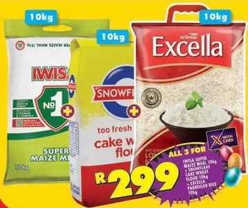 Excella - SUPER MAIZE MEAL, CAKE WHEAT FLOUR