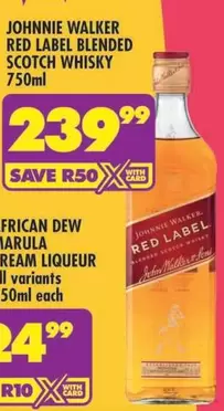 Johnnie Walker - RED LABEL BLENDED SCOTCH WHISKY