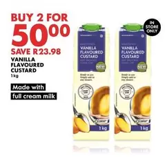 VANILLA FLAVOURED CUSTARD