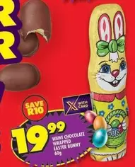 WAWI CHOCOLATE WRAPPED EASTER BUNNY