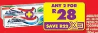 Aquafresh - ALL-IN-ONE PROTECT TOOTHPASTE