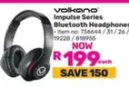 Volkano - Impulse Series Bluetooth Headphones 736644 / 31 / 26 / 19228 / 818955