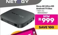 Ultra - Nova 4K  HD Android TV Box