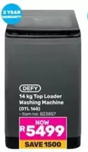 Defy - 14 kg Top Loader Washing Machine (OTL 160)