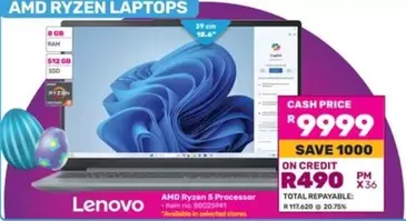 Lenovo - AMD RYZEN LAPTOPS