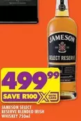 Jameson - SELECT RESERVE BLENDED IRISH WHISKEY 750ml