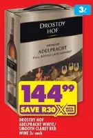 Drostdy Hof - ADELPRACHT FULL BODIED LATE HARVEST