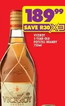 viceroy - 5-YEAR-OLD POTSTILL BRANDY