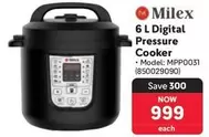 6 L Digital Pressure Cooker - Model: MPP0031 (850029090)