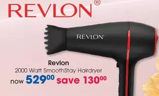 Revlon - 2000 Watt SmoothStay Hairdryer