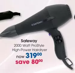 Safeway - 2000 Watt ProStyle High-Power Hairdryer