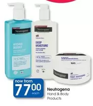 Neutrogena - Hand & Body Products