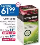 Citro-Soda Gastric Antacid Effervescent Granules