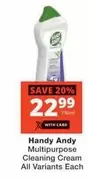 Handy Andy - Multipurpose Cleaning Cream