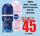 Nivea - Anti-Perspirant Roll On