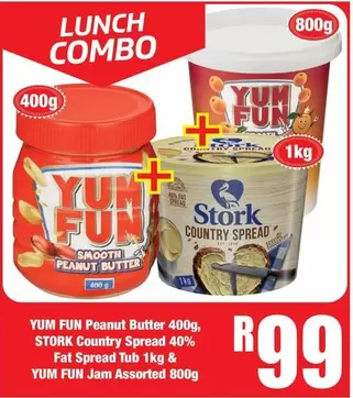 Stork - YUM FUN Peanut Butter & STORK Country Spread