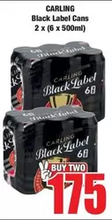 Carling - Black Label Cans