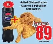 pepsi - Grilled Chicken Flatties