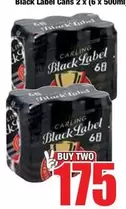 Carling - Black Label Cans