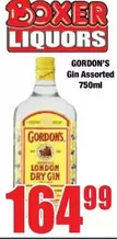 Gordon's - Gin Assorted
