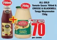 All Gold - Tomato Sauce & Tangy Mayonnaise