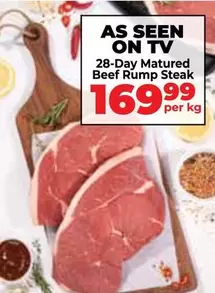 28-Day Matured Beef Rump Steak