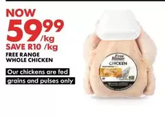 FREE RANGE WHOLE CHICKEN