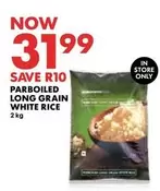 PARBOILED LONG GRAIN WHITE RICE