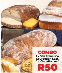 San Francisco Sourdough Loaf, Ciabatta Loaf