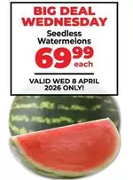 Seedless Watermelons