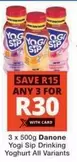Danone - Yogi Sip Drinking Yoghurt