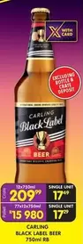 Carling - Black Label Beer 750ml