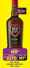 Red Heart - ORIGINAL IMPORTED RUM 750ml