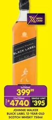 Johnnie Walker - BLACK LABEL 12-YEAR-OLD SCOTCH WHISKY 750ml