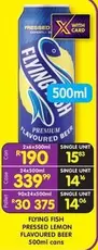 Flying Fish - PRESSED LEMON FLAVOURED BEER 500ml cans