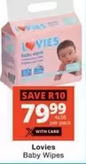 Lovies - Baby Wipes