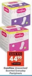 Comfitex - Unscented/Scented Everyday Pantyliners