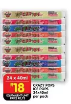 CRAZY POPS ICE POPS